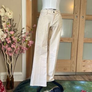 Gap Women's Pants 2R Beige Velvet Low Rise Boot Cut Velour Chino Stretch